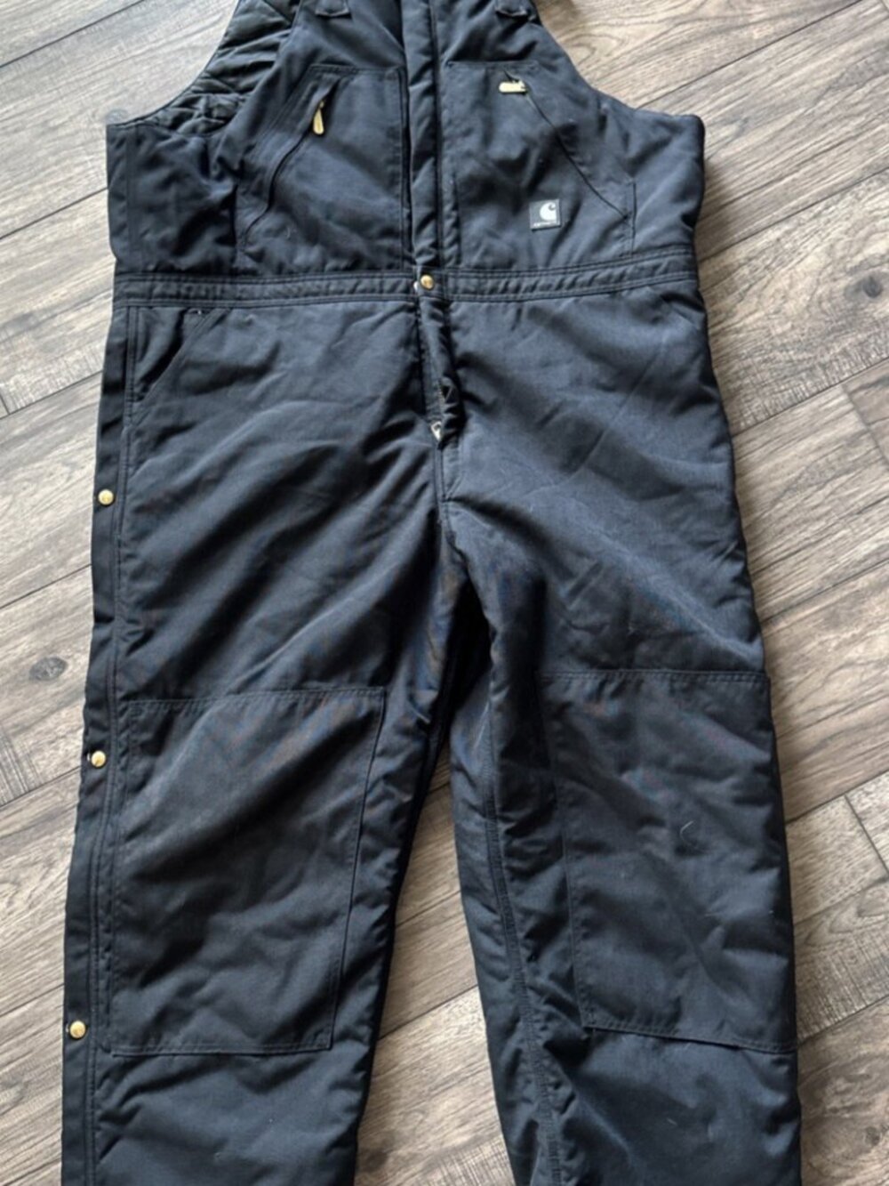 Carhartt Extremes Arctic Insulated Bib Overalls R33 Black 45x32 Winter Workwear